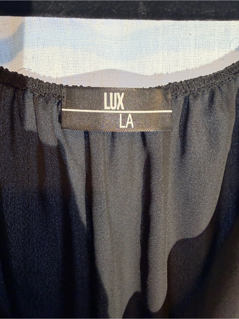 Lux Black Sleeveless V-Neck Romper - Picture 3 of 10